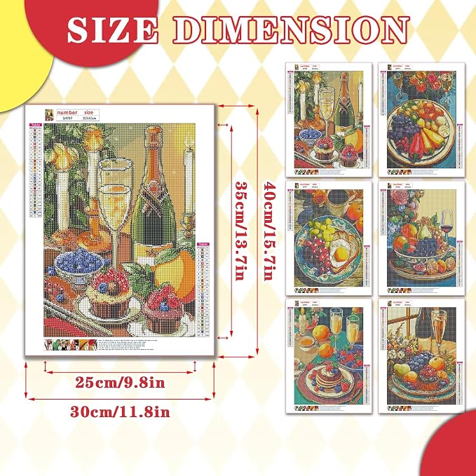 Leatrice 6 Pack Diamond Painting Kits - Image 2