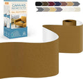 KING MOUNTAIN Canvas Repair Tape,Outdoor Gear Patch, 4×63 Inches,Waterproof,Self-Adhesive for Repairing Boat Covers,Sun Shades,Sofas,Tents,Lounge Chairs,Awnings (Yellow Brown)