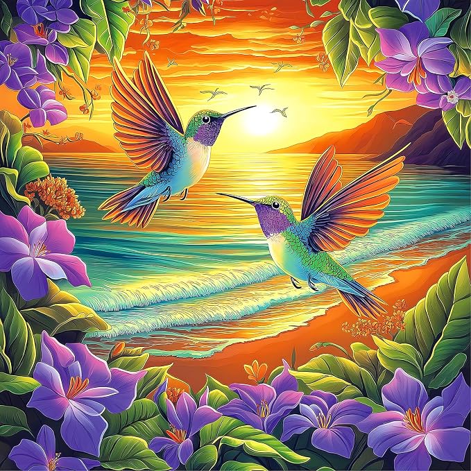 MINIWAN Hummingbird 500 Piece Puzzle by MINIWAN