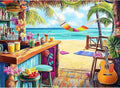 500 Piece Puzzle for Adults, Vacation Jigsaw Puzzle, Seaside Bar Puzzles 500 by VOLUVOLU