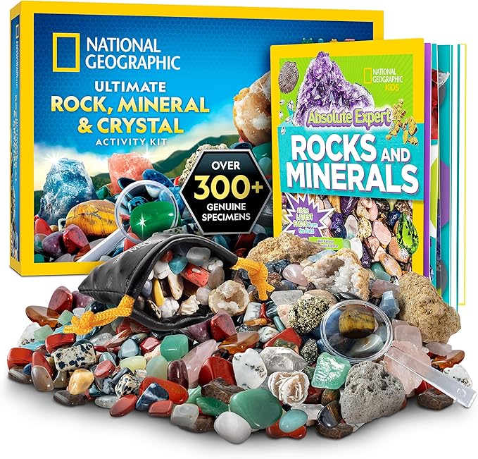 National Geographic Rock Collection Box by BlueMarbleToys
