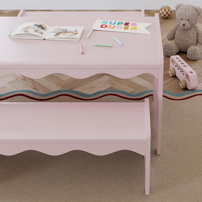Storkcraft Casablanca Montessori Indoor Kids Table & Bench Set – GREENGUARD - Image 2