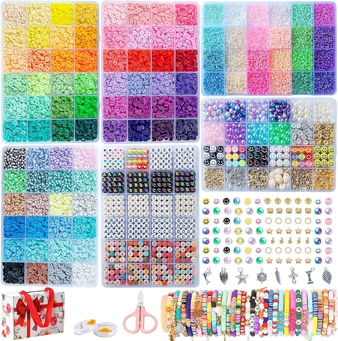 SJZWSD 6-Box Friendship Bracelet Making Kit by SJZWSD