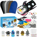 WATINC 6Pcs Hand Puppet Making Kit, Art Craft Felt Sock Puppet Toys, Creative by WATINC