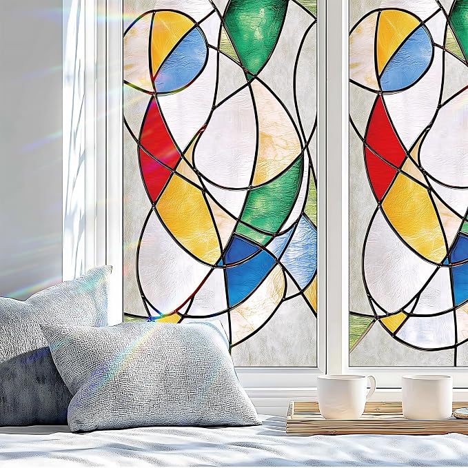 Stained Glass Window Privacy Film Static Cling - Image 4