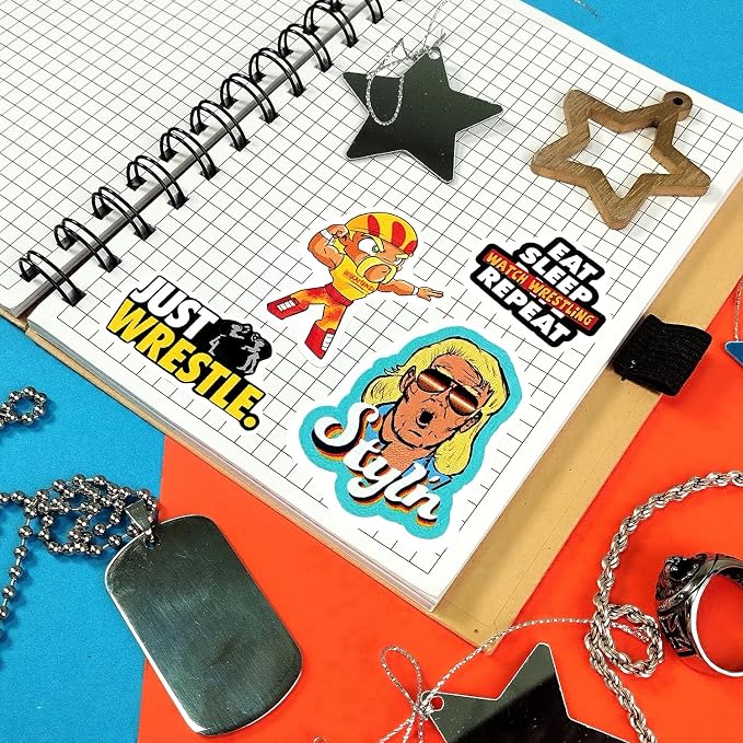 BulbaCraft 100Pcs Wrestling Stickers and Decals - Image 8