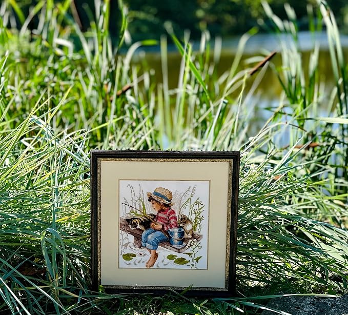 RIOLIS - Let's Go Fishing 1470, Cat Lovers Cat Cross Stitch Kits 11, Cross - Image 8