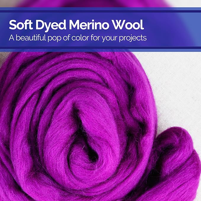 Revolution Fibers | Mixed Merino Wool Variety Pack | Perfect Wool Roving - Image 4