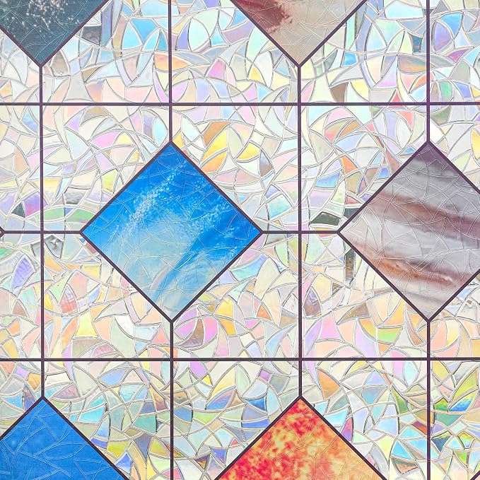 ADD.HERES Window Privacy Film, Stained Glass Decorative Static Cling, Removable - Image 9