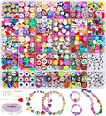 Gionlion 1000PCS Polymer Clay Beads Bracelet Making kit, 24 Style Cute Fun by Gionlion