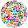 100Pcs Florida Stickers and Decals by BulbaCraft