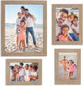 Sheffield Home 4 Piece Gallery Wall Frame Set, 8x10 Inch, 5x7 Inch, and 4x6 Inch by SheffieldHome