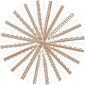 160 Pcs Transparent Lace Stickers by Obujopal