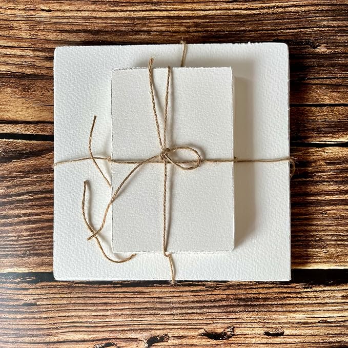 Deckle Edge Watercolor Paper, 100% Cotton, 140 LB, 300 g/m², 30 Sheets | Cold - Image 7