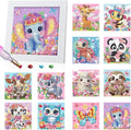 Trandraft 13 Pcs Cute Animal Monthly Diamond Art Kits by Trandraft