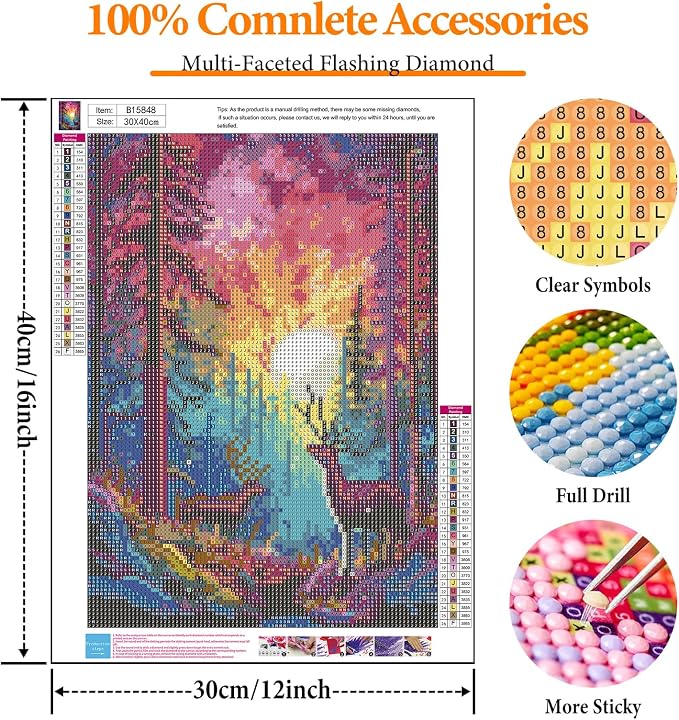 Offito Rainbow Sunset Diamond Art Kits - Image 4