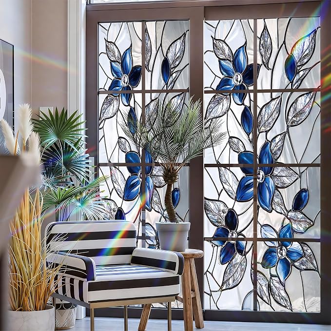 Stained Glass Window Privacy Film Static Cling - Image 3