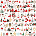 SANNIX 110Pcs Christmas Charms Gold Enamel Jewelry Making Charms Pendant by SANNIX