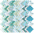 168 Pcs Green Charm Packs for Quiltings, Cotton Quilting Fabric Bundles by Unknown