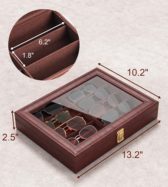 NEWLOOP 10/30 Slots Sunglass Organizer - Image 7
