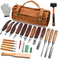 SakerNeo Deluxe Wood Carving Kit whittling kit, 25 Piece Wood Carving Tools by TheBrandPerfected