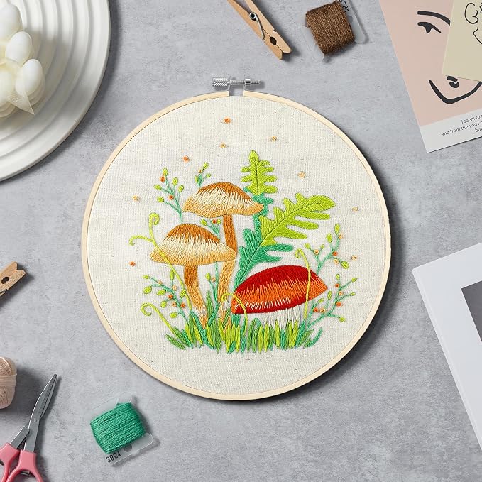 Bonroy 4 Sets Embroidery Kit for Beginners - Image 6
