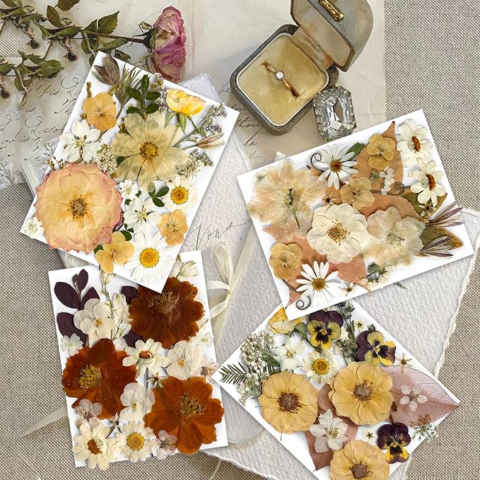 148PCS Dried Pressed Flowers for Resin Craft - Image 2