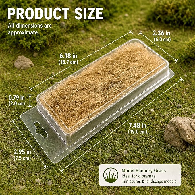 Simulation Grass Miniature Static Grass Model Grass Tufts Railway Artificial - Image 2