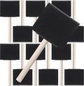 Bates 3-Inch Foam Paint Brushes, 12 Pack by BatesChoice