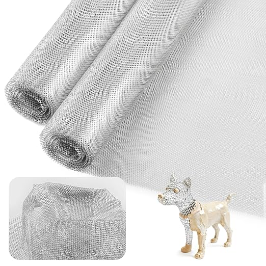 UNIFAMILY 2 Rolls Sculpting Wire Mesh, 6.5FT x 16IN Aluminum Wire Mesh by UNIFAMILY
