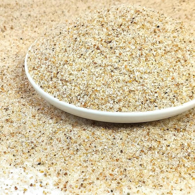 YISZM Aquarium Sand, 10lbs Beige Fish Tank Sand, Aquarium Gravel Substrate by YISZM-ForYourNaturalLife