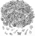 SANNIX 350Pcs Silver Charms for Jewelry Making Wholesale Bulk Tibetan Silver by SANNIX