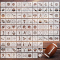 Fainne 100 Pcs 2 Inch Stencils Small Stencils by Fainne
