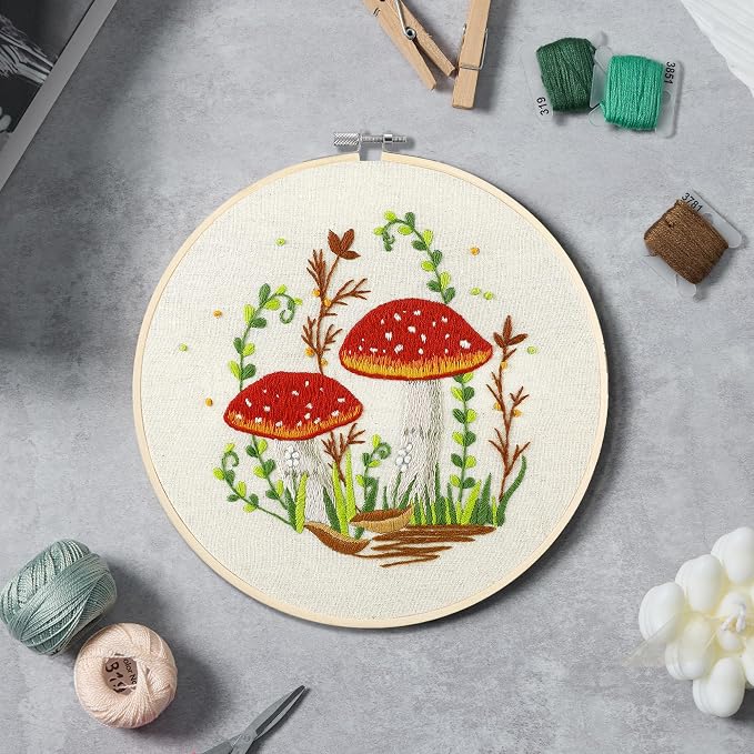 Bonroy 4 Sets Embroidery Kit for Beginners - Image 7