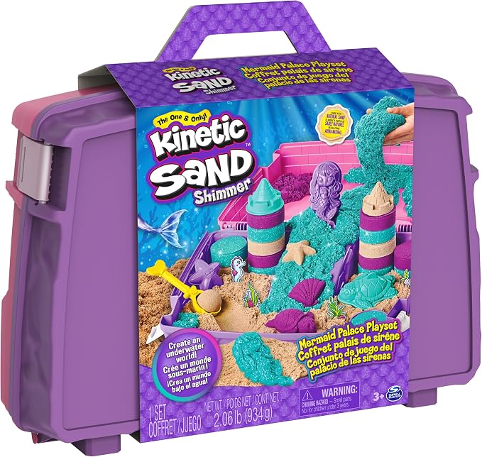Kinetic Sand Mermaid Palace Set, Moldable Play Sand Sensory Toys, Ages 3+ | - Image 9