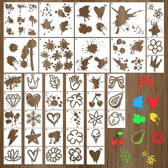 Keluna Stencils for Painting on Wood by KelunaPaintingStencils