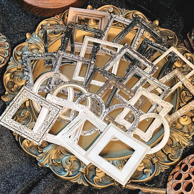 100 Pcs Vintage Frame Stickers for Scrapbooking by JUNKJWBZ%7CPeelStickInspir
