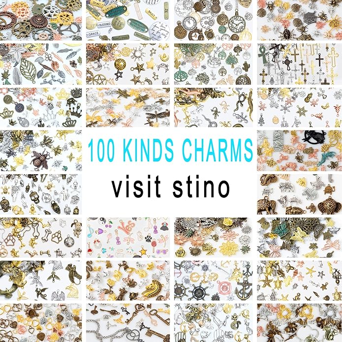 stino 100g Metal Pendant Charms - Image 6