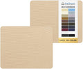 KING MOUNTAIN Canvas Repair Patch 9 x11 Inch 2 Pcs Self-Adhesive Waterproof Fabric Patch for Sofas, Tents, Furniture,Tote Bags, Car Seats (Khaki)