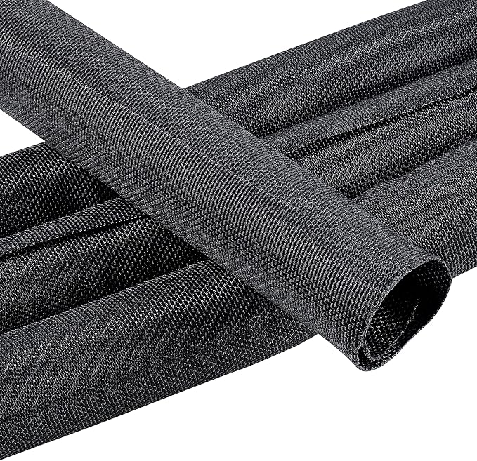 Automotive Wire Sheathing Split Wire Loom Braided Mesh Woven Cable Sleeve by Sunnarepoon