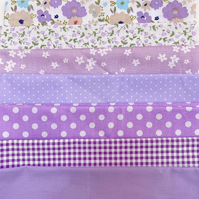 Cotton Fabric DIY Making Supplies Quilting Patchwork Fabric Fat Quarter Bundles by Antetek