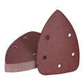 150 Grit Mouse Sander Sandpaper, Jamiikury 5 Hole Detail Sander Sandpaper Palm Sander Paper Mouse Sanding Pads Hook and Loop Sanding Sheets - Pack of 20