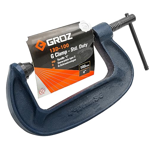Groz 35801 4" Ductile C-Clamp