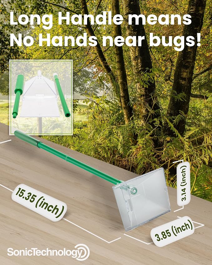 Sonic Technology Critter Cicada Spider Catcher and Release Insect Grabber - Image 3