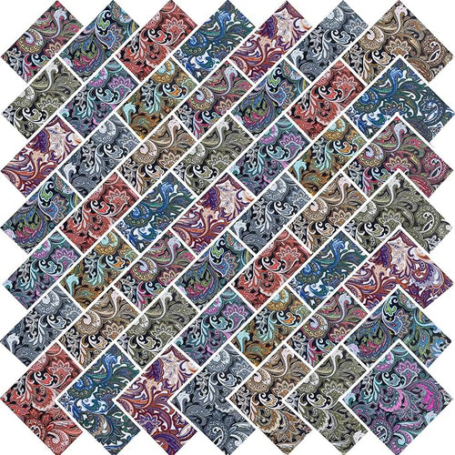 10" 50pcs Cotton Fabric Squares by newamishquilt