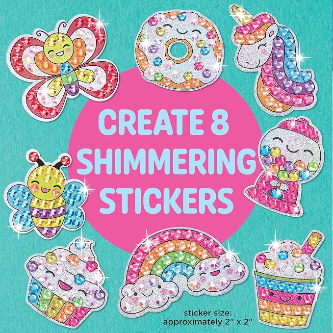 Creativity for Kids Big Gem Diamond Painting Stickers Mini Craft Kit: Create 8 - Image 2