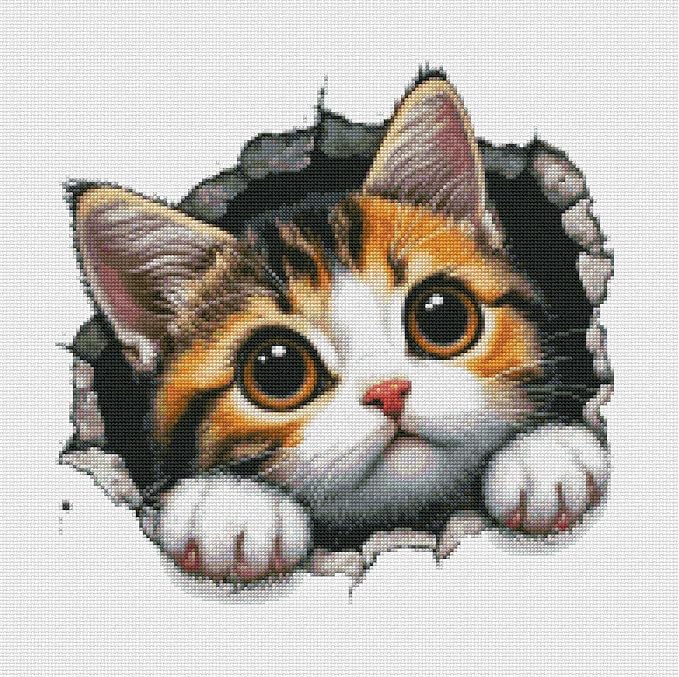 Moohue 14CT Stamped Printed Counted Cross Stitch Kits - Image 2