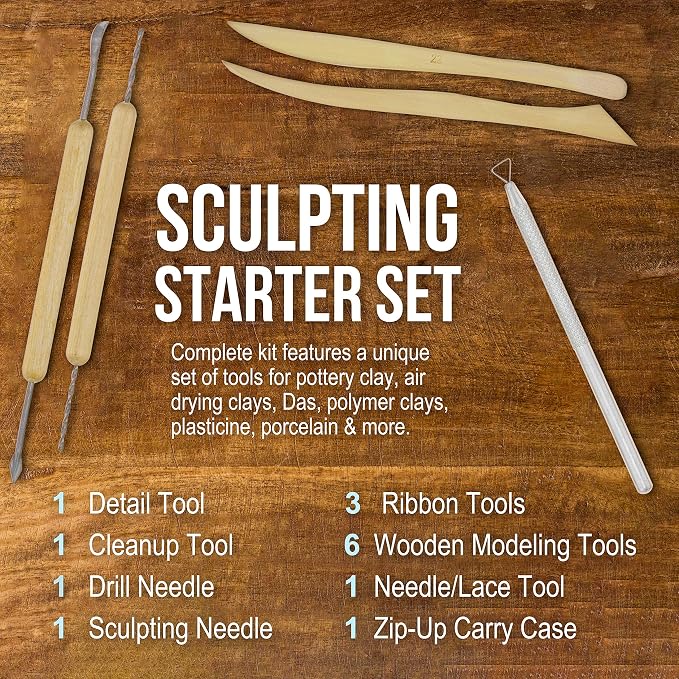 U.S. Art Supply Pottery & Clay Tools Set - Image 4