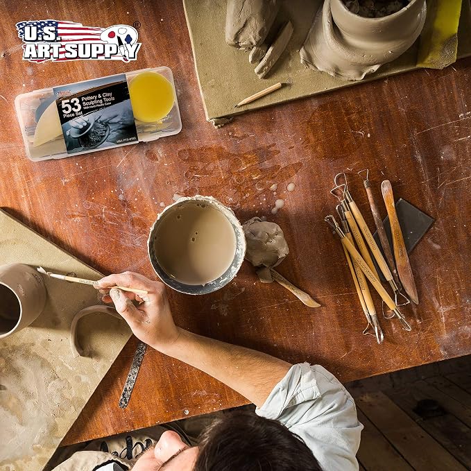 U.S. Art Supply Pottery & Clay Tools Set - Image 6