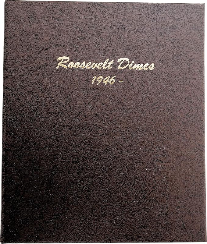 Dansco US Roosevelt Dime Coin Album 1946 by Unknown
